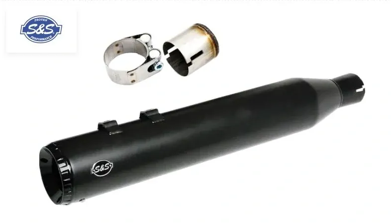 Expresní Doručení Koncovka výfuku S&S CYCLE SWINDLER 2-1 (2v1) 550-1141 pro HARLEY-DAVIDSON M8 TOURING rok 2017-2024 viz popis, barva černá