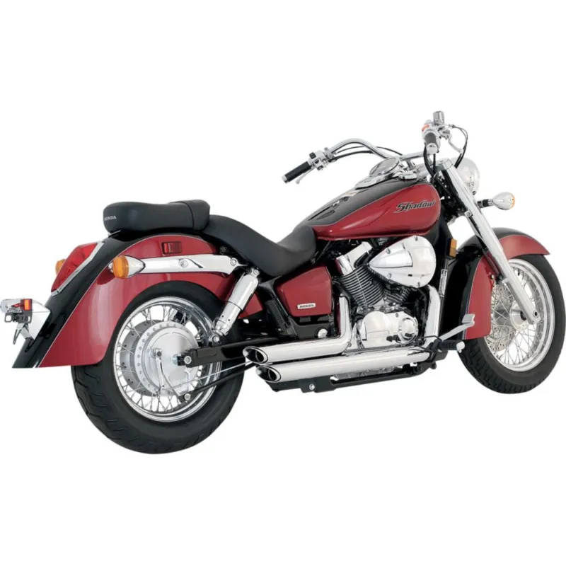 Hit Sezóny Kompletní výfuk Vance & Hines Shortshots Staggered Honda VT 750 C2B Black Spirit