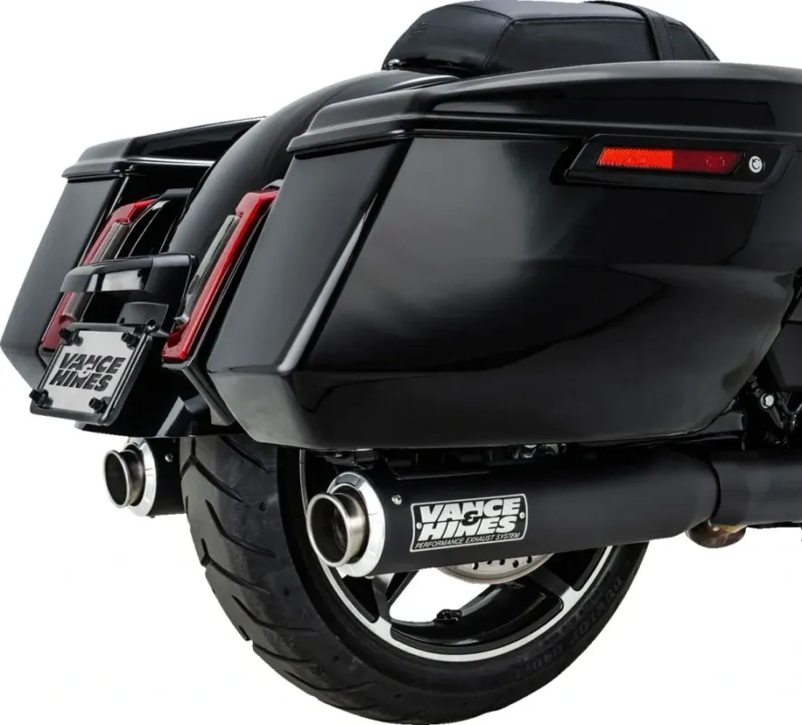 Časově Omezené Koncovky výfuku VANCE & HINES SUPERSPORT SLIP-ONS HARLEY DAVIDSON TOURING rok 2024-2025 viz popis, barva černá