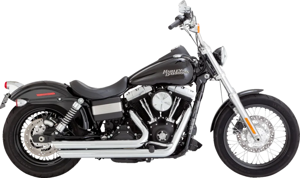 Akce Výfuk VANCE & HINES BIG SHOTS STAGGERED pro HARLEY DAVIDSON DYNA rok 2006-2009 viz popis, barva chrom