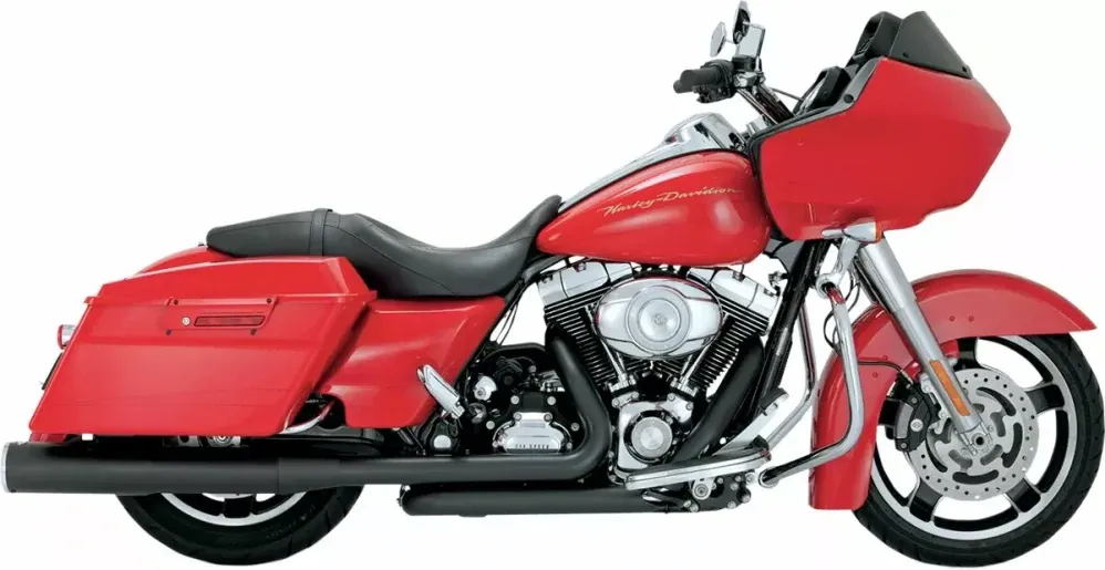Koncovky výfuku VANCE & HINES HI-OUTPUT SLIP-ONS typ 46759 pro HARLEY DAVIDSON FLHX/FLHR/FLTR rok 1999-2016 viz popis, barva matná černá, vnější průměr 11,5 cm (4-1/2") Must-Have