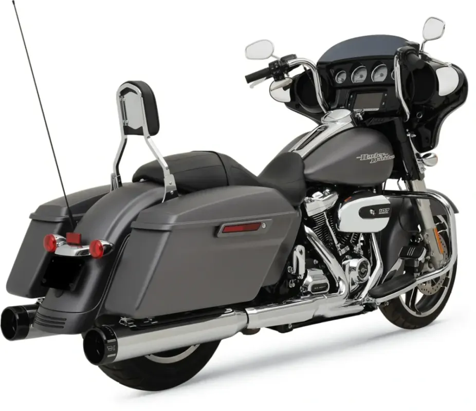 Akční Nabídka Koncovky výfuku KHROME WERKS 4,5" HP PLUS SLIP-ON MUFFLERS pro HARLEY DAVIDSON FLHT/ FLHTK/ FLHX/ FLHR/ FLTRX/ FLTRU/ FLTRK rok 2017-2024 viz popis, barva chromová/černé klassic zakončení
