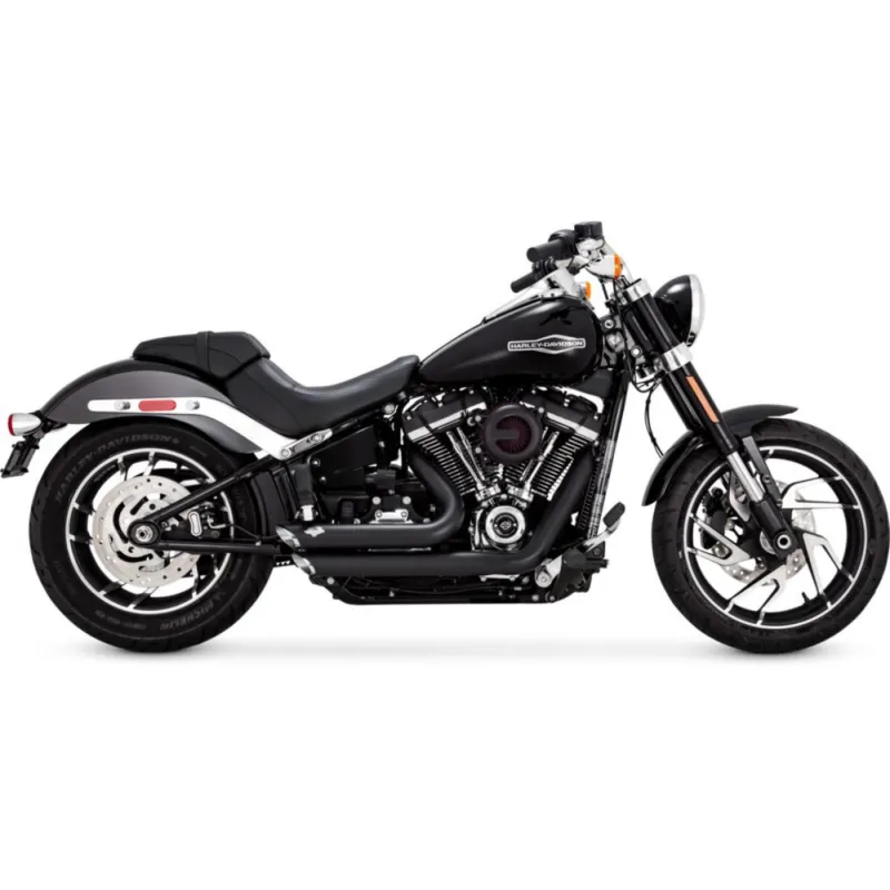 Bezpečná Platba Výfuk VANCE & HINES SHORTHOTS STAGGERED pro HARLEY DAVIDSON FLSL 2018-2023 černý