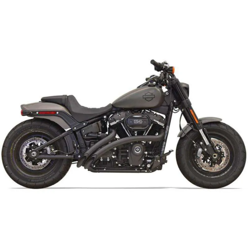 Super Cena Výfuk BASSANI SWEEPER RADUIS pro HARLEY DAVIDSON FXBRS 2018-2019 černý