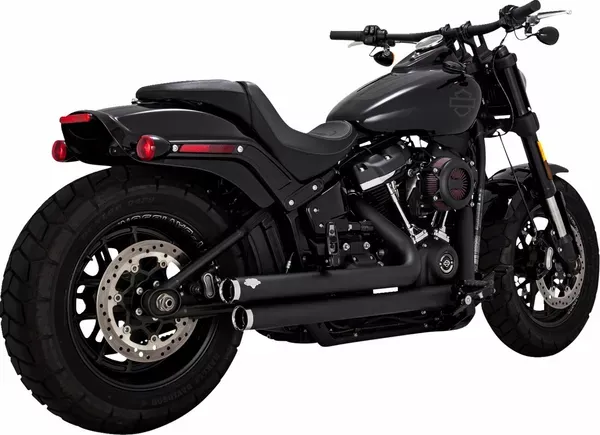 Akce Výfuk VANCE & HINES BIG SHOTS STAGGERED pro HARLEY DAVIDSON Softail 18-24 viz popis, barva černá