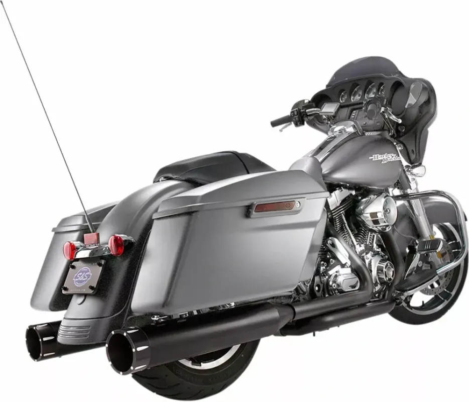 Akční Cena Homologované koncovky výfuku S&S CYCLE pro HARLEY DAVIDSON FLHT/ FLHR/ FLTR/ FLTRU/ FLHX MODELS rok 2017-2020 viz popis barva černá