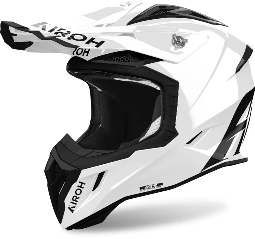 Super Cena Airoh Aviator Ace 2 Solid Motokrosová přilba bílá - S (55/56)