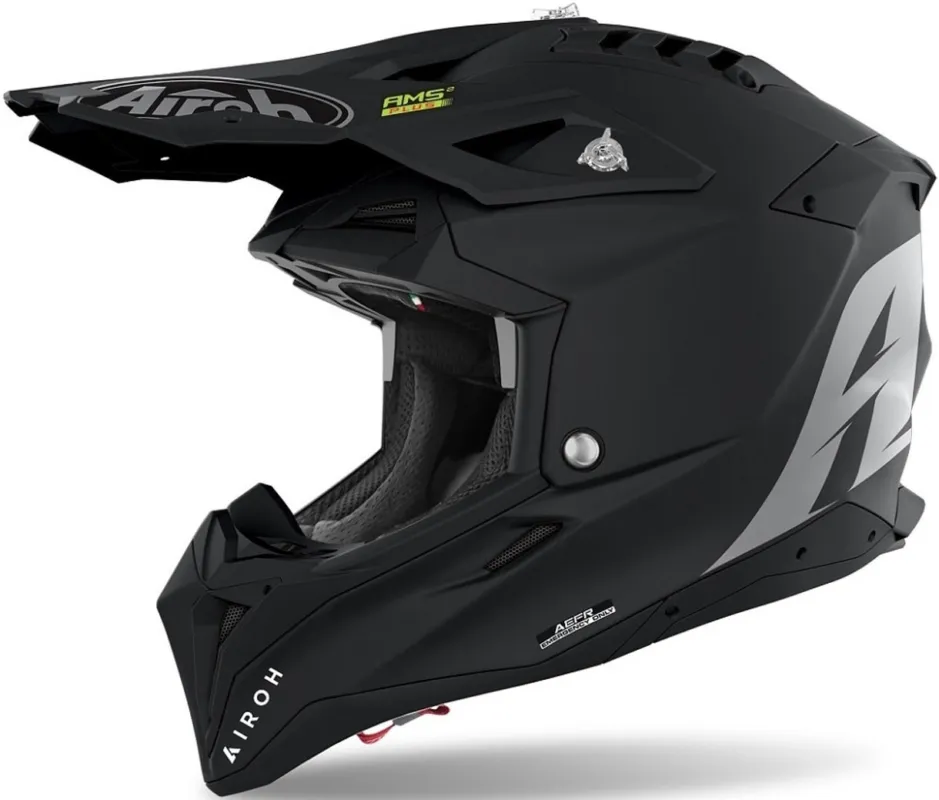 Levný Airoh Aviator 3 Color Motokrosová helma Black Matt - M (57/58)