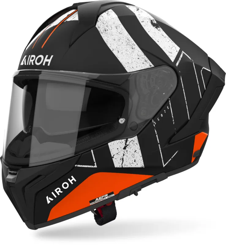 Cenová Bomba Airoh Matryx Scope Přilba černý/bílý/oranžový - S (55/56)
