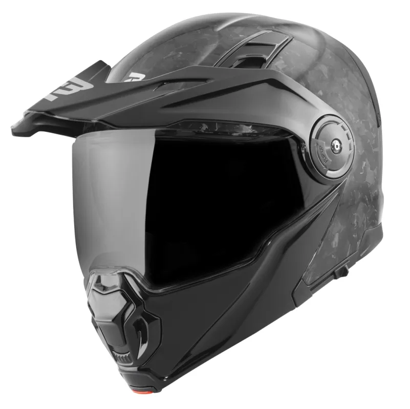 Bogotto FG-102 Forged Carbon Enduro vyklopná helma - S Vysoce Kvalitní