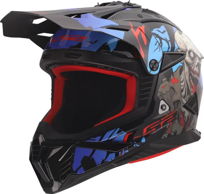Expresní Doručení LS2 MX708 Fast II Zombie II Motokrosová helma - M (57/58)