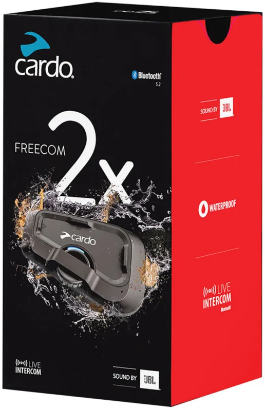 Dokud Zásoby Vydrží Cardo Freecom 2x Komunikační systém Single Pack - Cardo