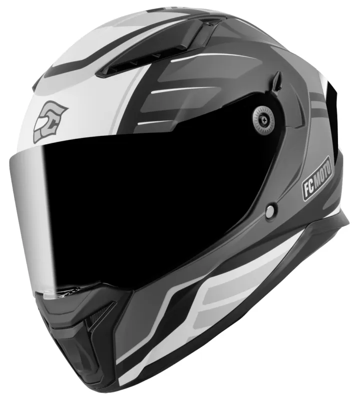 Odeslání Ihned FC-Moto FF130SV Cavion Přilba černá matná/šedá/bílá - L