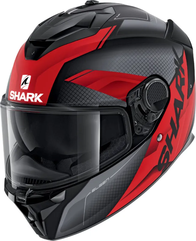 Objednat Nyní Shark Spartan GT Elgen Micro Přilba černá matná/červená - XS (53/54)