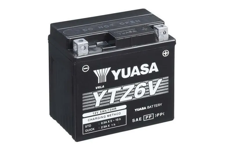 YUASA YUASA Bezúdržbová baterie YUASA W / C s kyselinovým balíčkem - YTZ6V Bezúdržbová vysoce výkonná baterie AGM - YUASA Vrácení Zdarma
