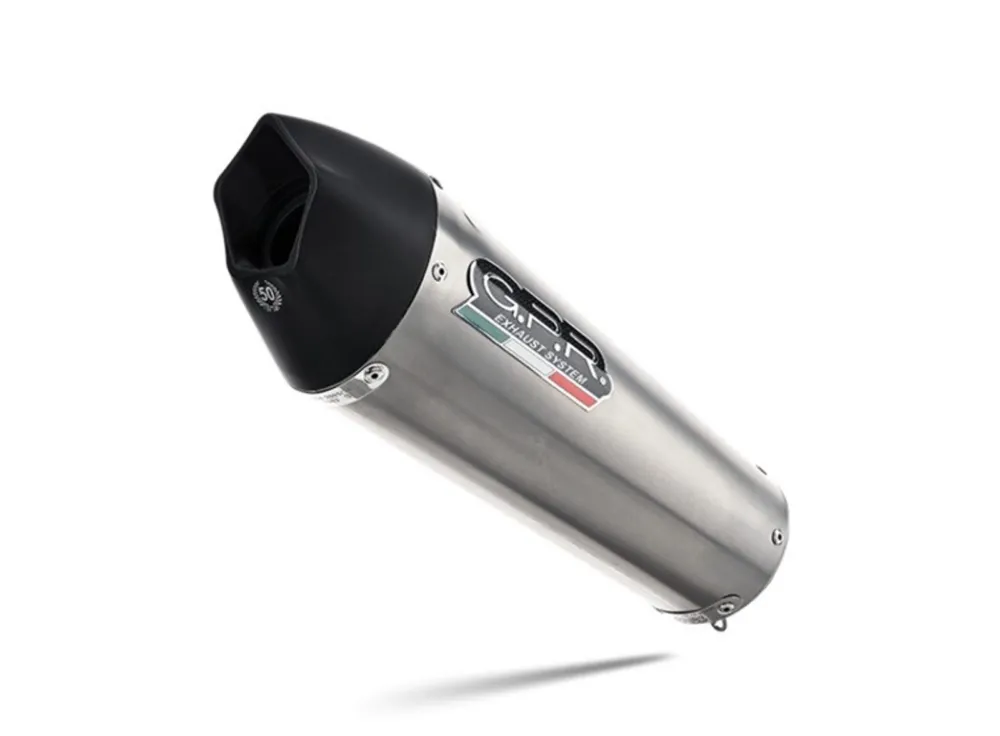 Koncovka výfuku Slip-on GPR NEW GRAND PRIX EVO TITANIUM E5.BE.16.GPAN.TO Broušený titan Akční Nabídka