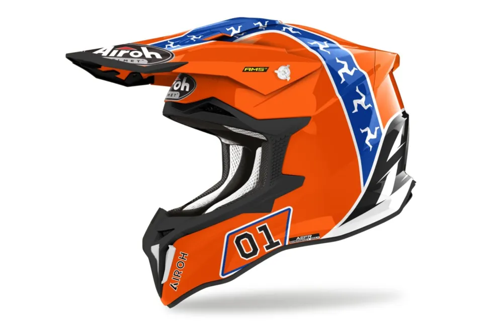Ihned K Objednání přilba STRYCKER Hazzard, AIROH (oranžová) 2025 - XS