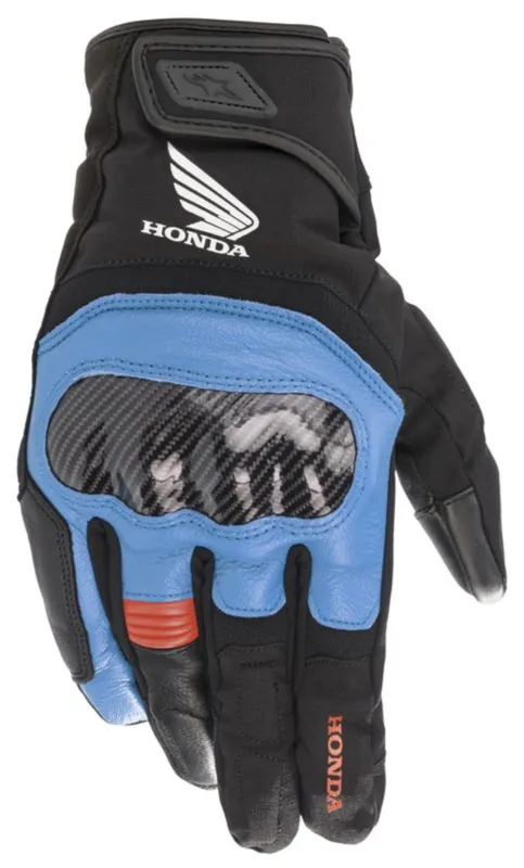 rukavice SMX Z DRYSTAR HONDA kolekce, ALPINESTARS (světle šedá/černá/modrá/červená) 2026 - L Značkový