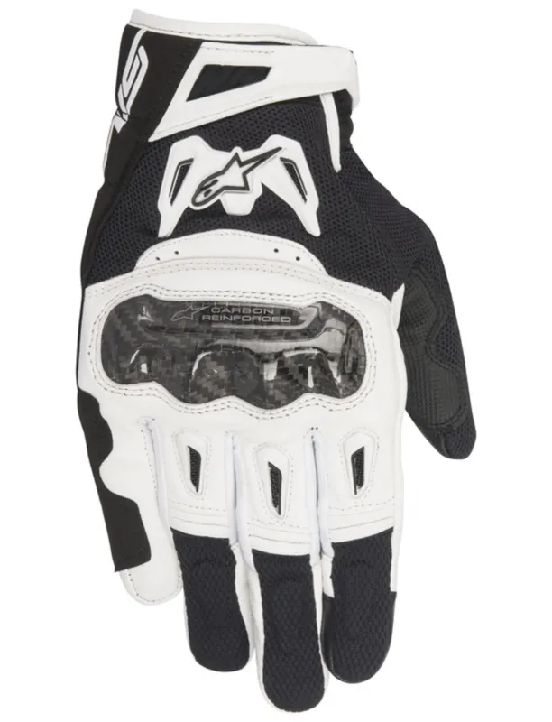 rukavice SMX-2 AIR CARBON, ALPINESTARS (černé/bílé) 2026 - XL Speciální Cena