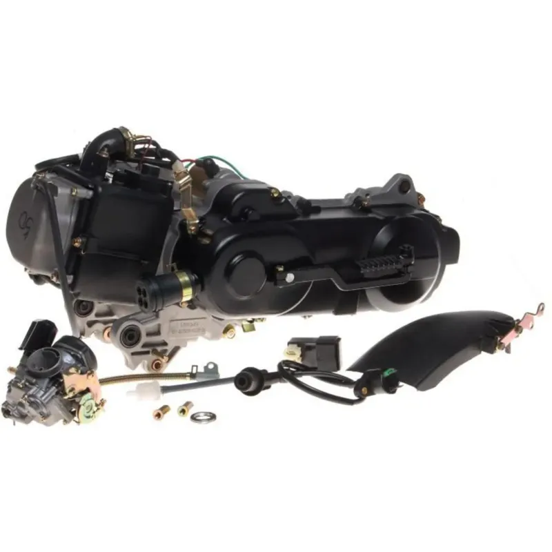 Kompletní motor 50cc, víko 430mm, pro kolo 12", krátká hřídel, bez EGR 139QMB/QMA (GY6 50) 4T Akce