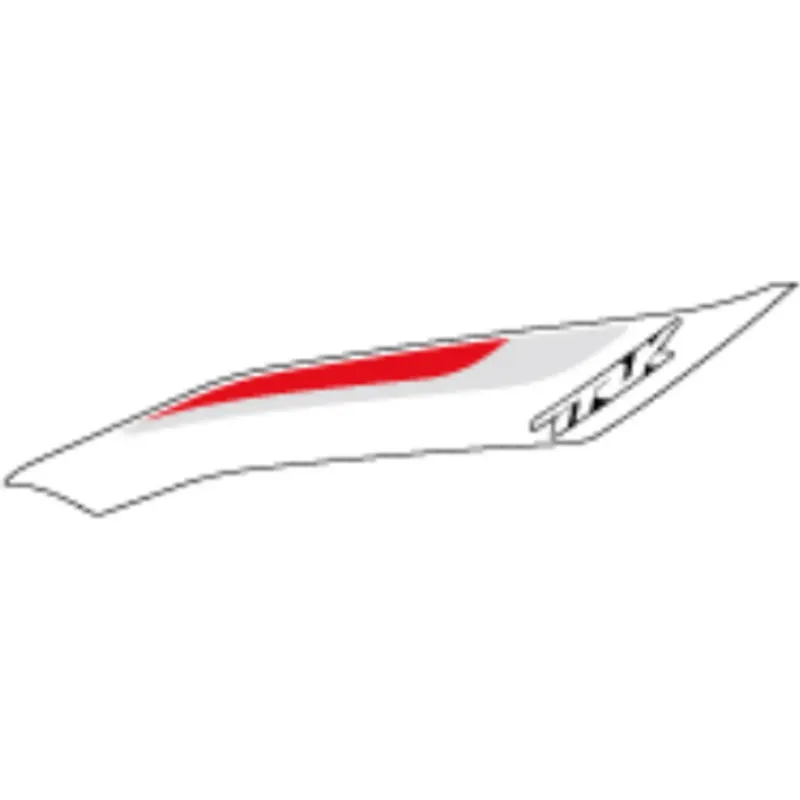 Cenově Výhodný Levá boční nálepka Benelli TRK 702 Pearl White