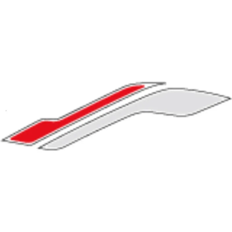 Levá nálepka na palivovou nádrž Benelli TRK 702 Pearl White Nejlepší Volba
