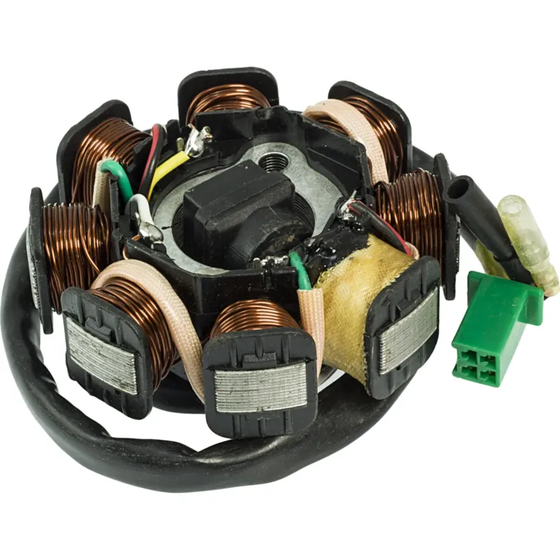 Stator zapalování, stojan alternátoru, 8 cívek, 3 samičí piny, 5 vodičů Bashan BS150S-2 Cenová Bomba