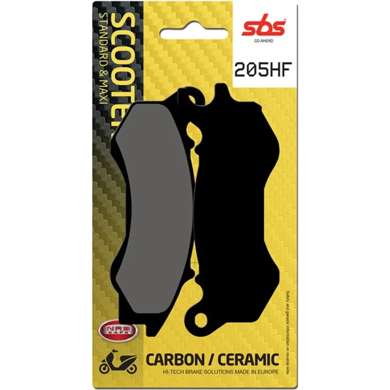 Zlevněný Keramické brzdové destičky SBS Ceramic Street 205HF