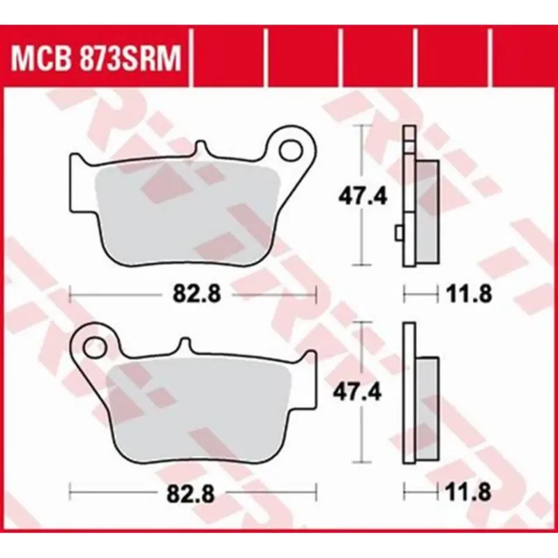 Brzdové destičky Sinter KH628 TRW Lucas MCB873SRM Vysoce Kvalitní