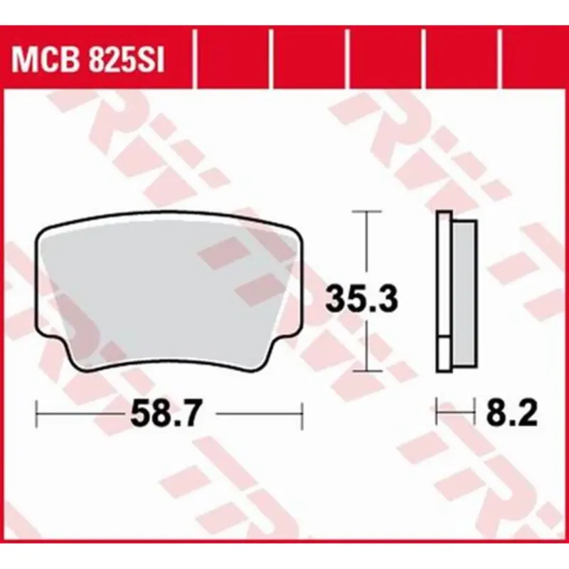 Brzdové destičky Sinter Offroad KH463 TRW Lucas MCB825SI Sezónní Sleva