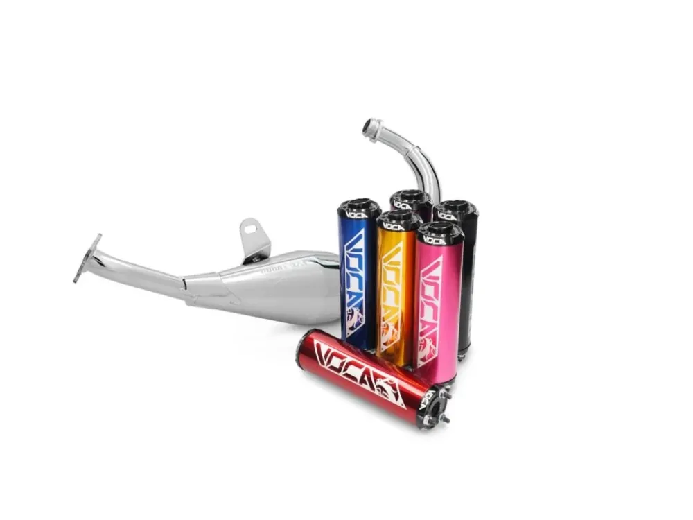 Koupit Online Výfuk Voca Chrome 50/70cc pro Derbi Senda, DRD, Aprilia RX, SX