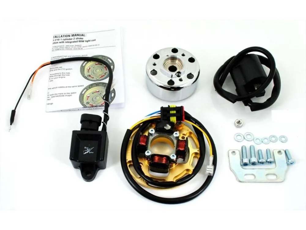 Autentický Zapalování 60 W, polové kolo 71 mm, 310 g, kužel 15,4 mm x 11 mm pro Kreidler Florett Flory, Zündapp KS 50, GTS C 50 Sport, CS, CX, Hai, ZD, Tomos A 35, APN
