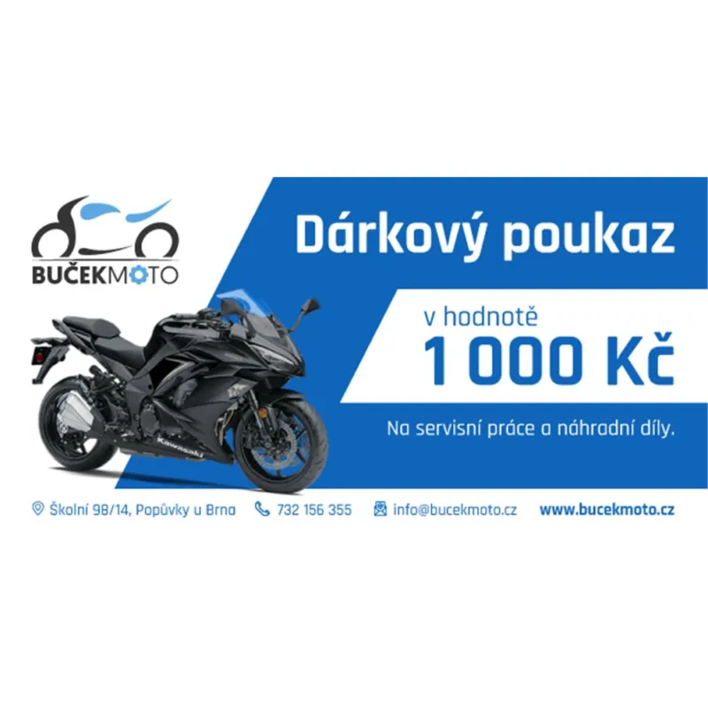 Dárkový poukaz 1000,- Přímo Od Výrobce