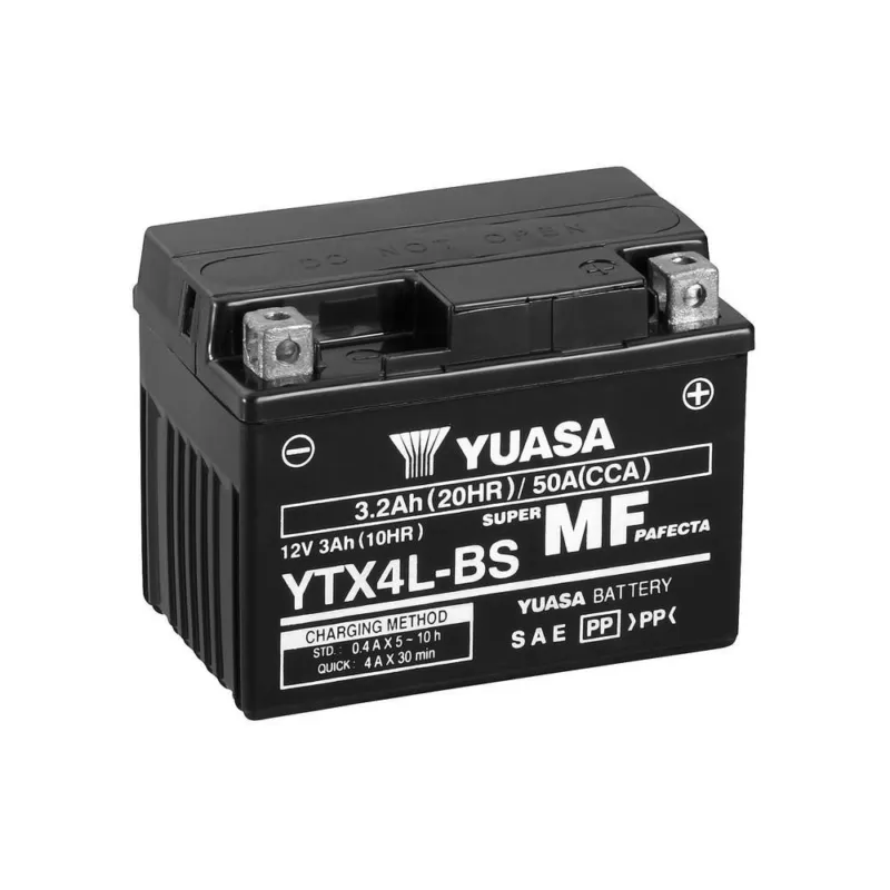 Odeslání Ihned Bezúdržbová motocyklová baterie YUASA YTX4L-BS