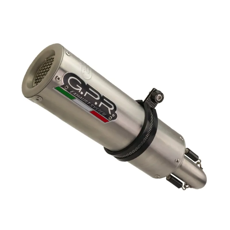 Slip-on exhaust GPR M3 E4.K.171.M3.INOX Brushed Stainless steel including removable db killer and link pipe Nízká Cena
