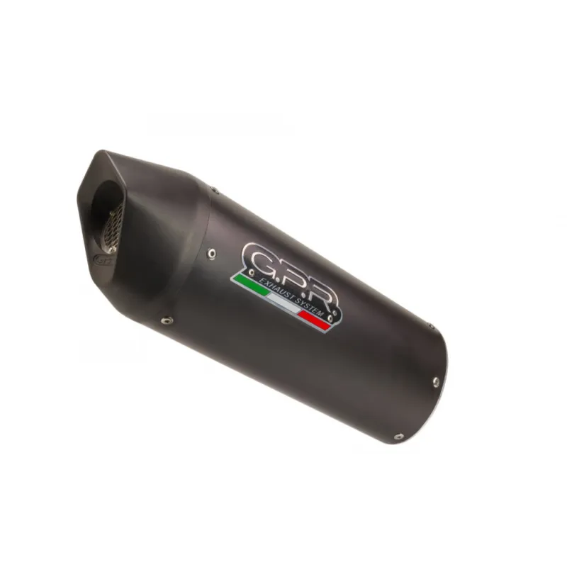 Slip-on exhaust GPR FURORE EVO4 E4.K.170.FNE4 Matte Black including removable db killer and link pipe Novinka