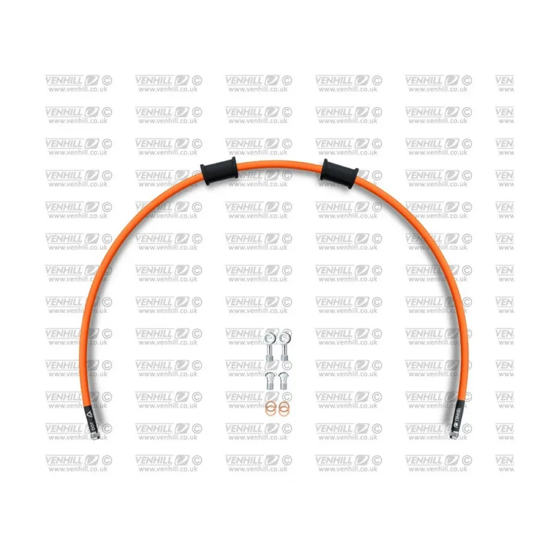 Finální Výprodej Hadice spojky Venhill POWERHOSEPLUS KAW-10006C-OR (1 hadice v sadě) oranžové hadice, chromové koncovky
